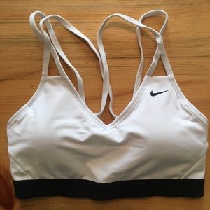 Nike White Sport Bra